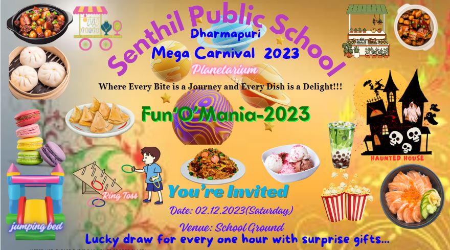 Fun 'O' Mania - Mega Carnival Festival “The fest which pleases soul and stomach”.