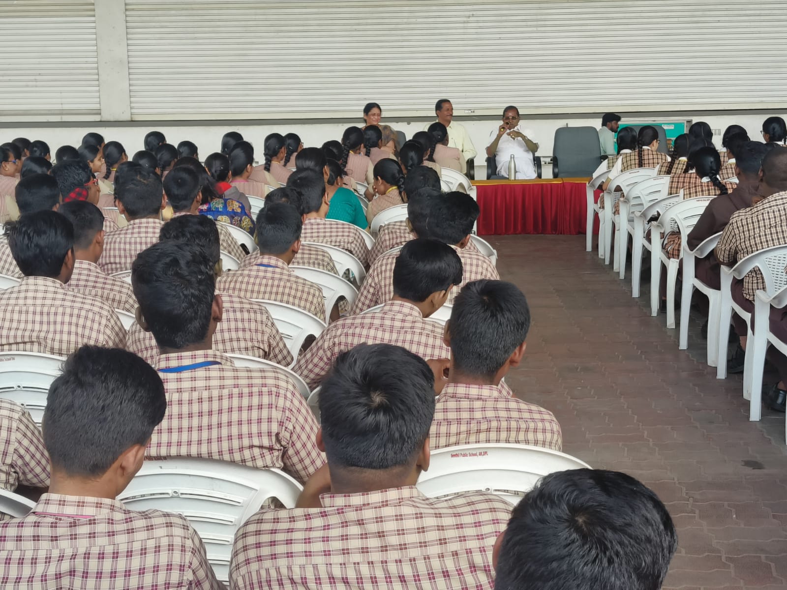 MOTIVATIONAL SESSION BY HON’BLE CHAIRMAN FOR GRADE XII STUDENTS