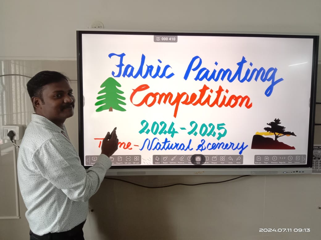 Fabric Painting Competition.