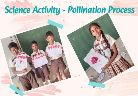  The brilliant learners of Class 5 enthusiastically participated in an engaging science activity focused on the "Flower Anatomy”