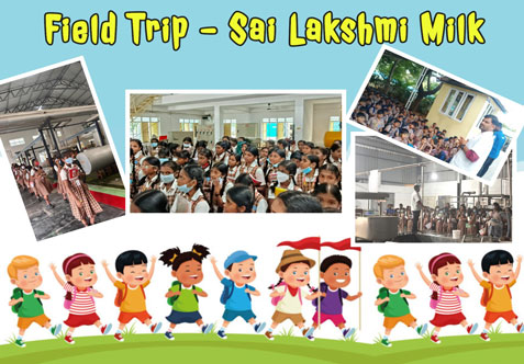 🚌 Students of Class VI understood the Dairy Processing Chain, knowledge of milk product varieties and nutrition behind everyday dairy products.