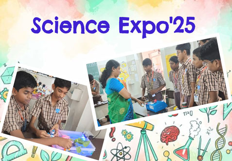 Students of Class VIII showcased their creativity, curiosity, and scientific spirit at the “Science Expo 2025”.
