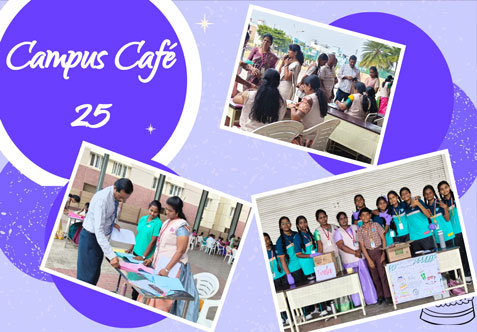 A Feast of Creativity by Class VIII students who lead food stalls with creative menus at the Campus Café – a vibrant food festival filled with flavours, fun, and learning!