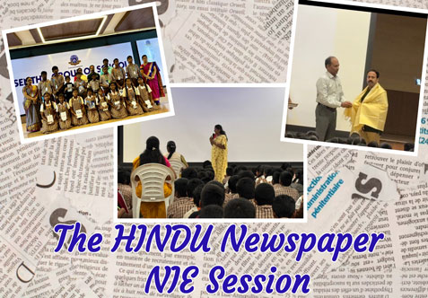 Our school organized a Newspaper Awareness Programme for students to become active readers and think critically, and stay connected with the world beyond the classroom.