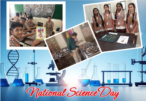 National Science Day was celebrated with great enthusiasm in our school to promote scientific awareness and curiosity among students.