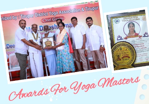 We are proud to inform that Ms. R. Shoba has been honored with the prestigious YOGA RATHNA AWARD for outstanding mastery, disciplined practice, and valuable contribution to the teaching and promotion of yoga.