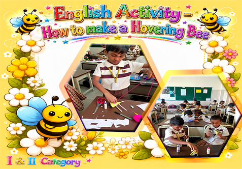 The class II children enthusiastically participated in a “Hovering Bee” craft activity, where they created a bee model using simple materials by following the step-by-step instructions. This engaging hands-on activity enhanced their creativity, fine motor skills and confidence while making learning fun and memorable.